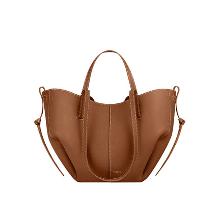 Polène Women's Cyme Mini Edition Textured Camel