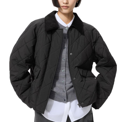 Uniqlo Women's Padded Utility Short Jacket 09 Black