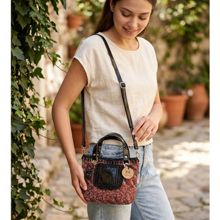 Sienna D’or Terra Noir Mini Handwoven Multitone - Hemen Kargoda