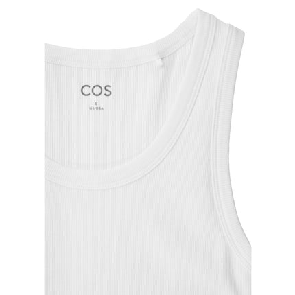 COS Women's Ribbed Tank Top White