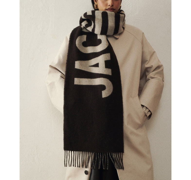 Jacquemus Unisex The Jacquemus Scarf Brown