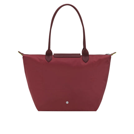 Longchamp Women's Le Pliage Green L Tote Bag Pomegranate