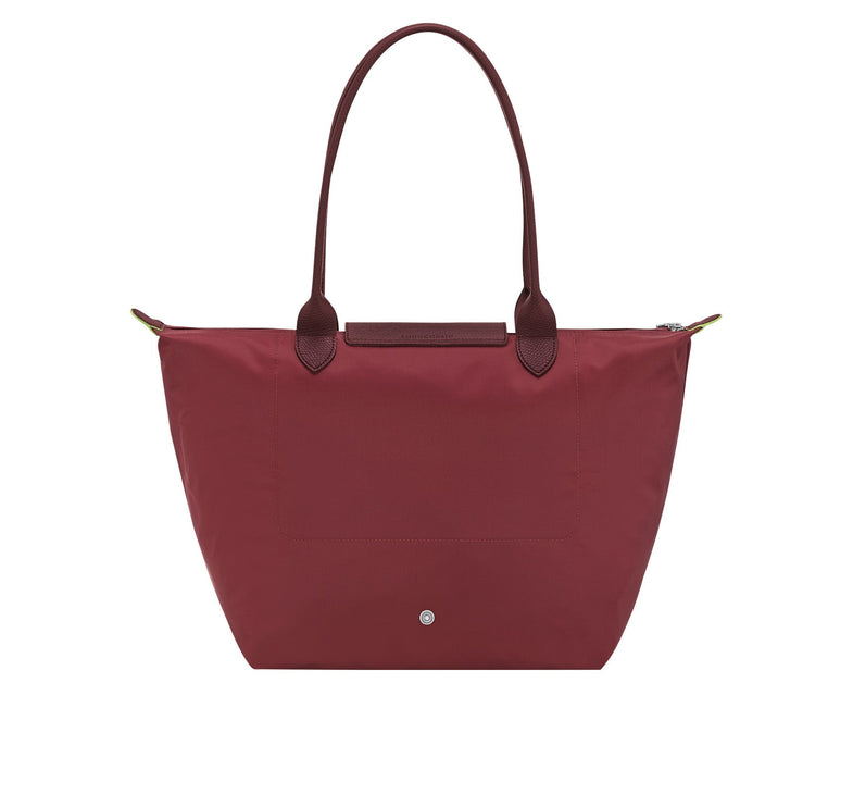 Longchamp Women's Le Pliage Green L Tote Bag Pomegranate