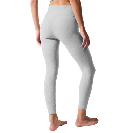 alo Women's Alosoft High-Waist 7/8 Highlight Legging Athletic Heather Grey