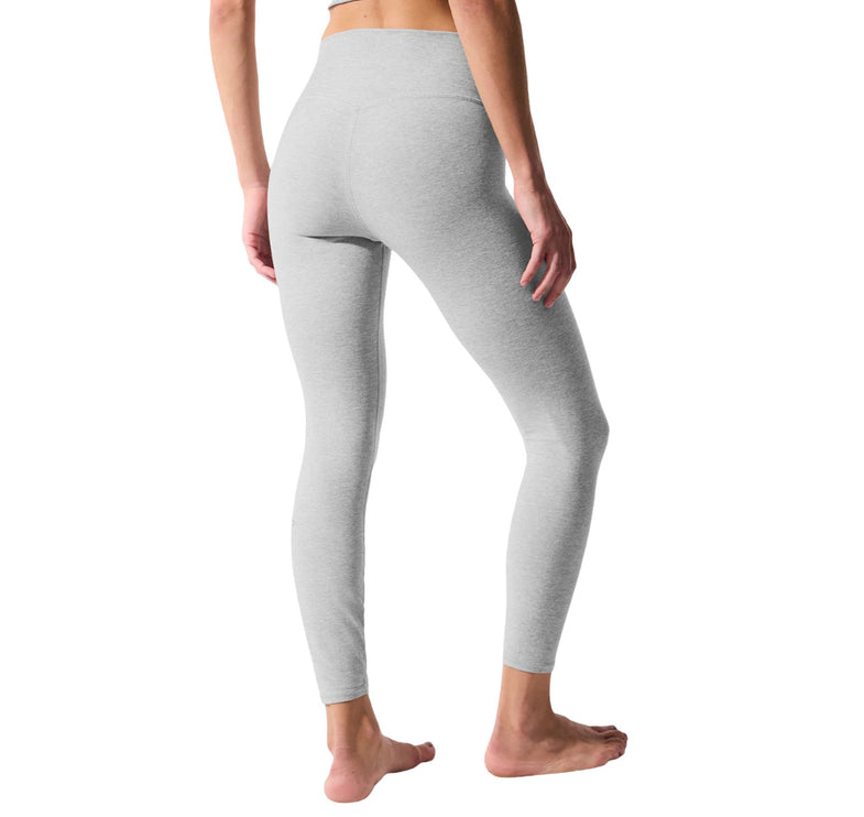 alo Women's Alosoft High-Waist 7/8 Highlight Legging Athletic Heather Grey