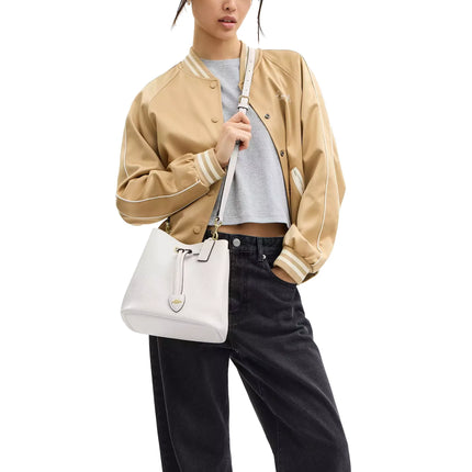 Coach Women's Rowan Bucket Bag Gold/Chalk