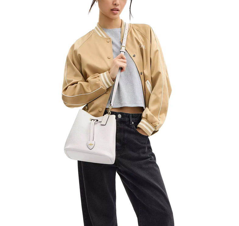 Coach Women's Rowan Bucket Bag Gold/Chalk