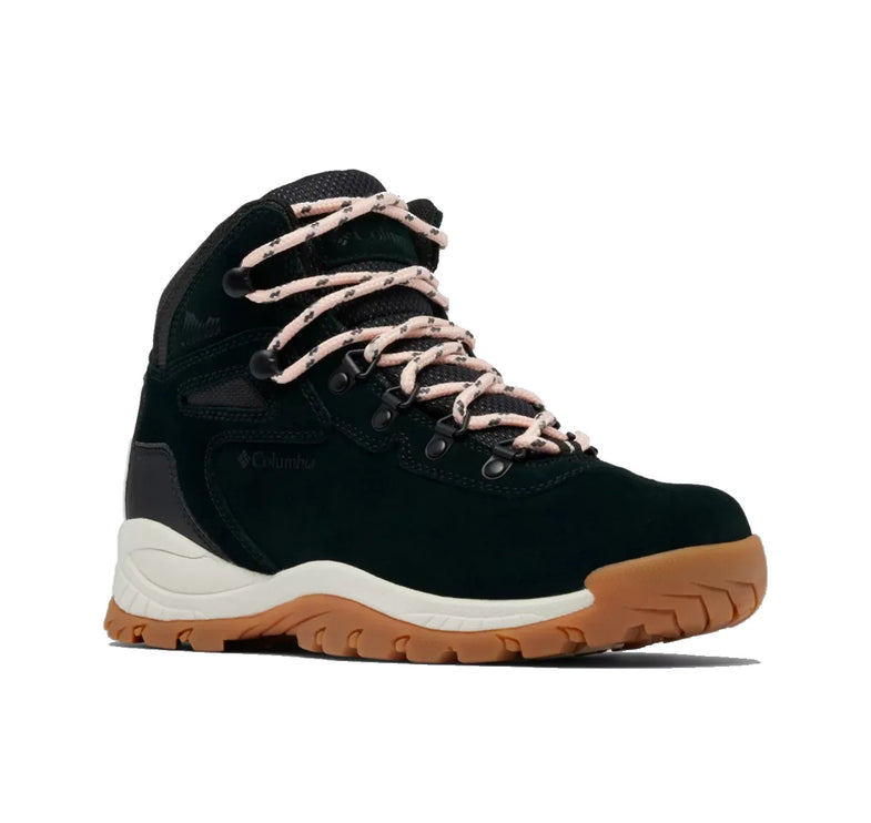 Columbia Women’s Newton Ridge Plus Waterproof Amped Hiking Boot Black/Blush Rose