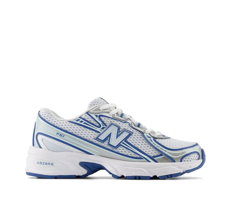 New Balance Grade School 740 White/Silver/Ice Blue GR740LB
