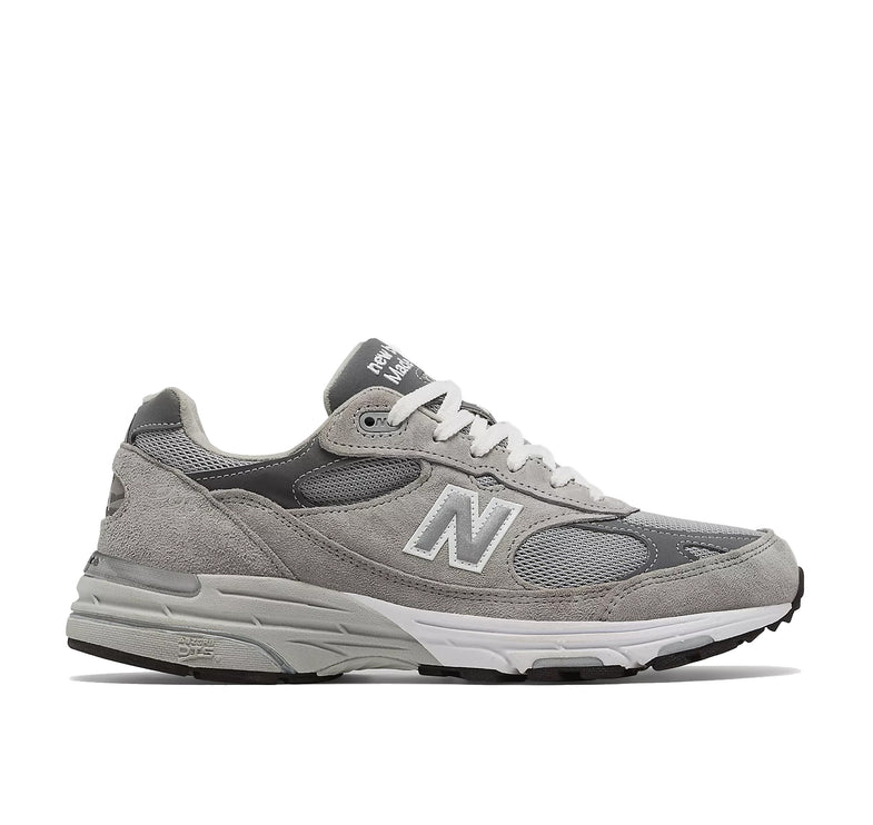 New Balance Women's Made in USA 993 Grey and White WR993GL