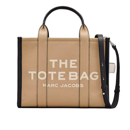 Marc Jacobs Women's The Colorblock Medium Tote Bag Camel Multi