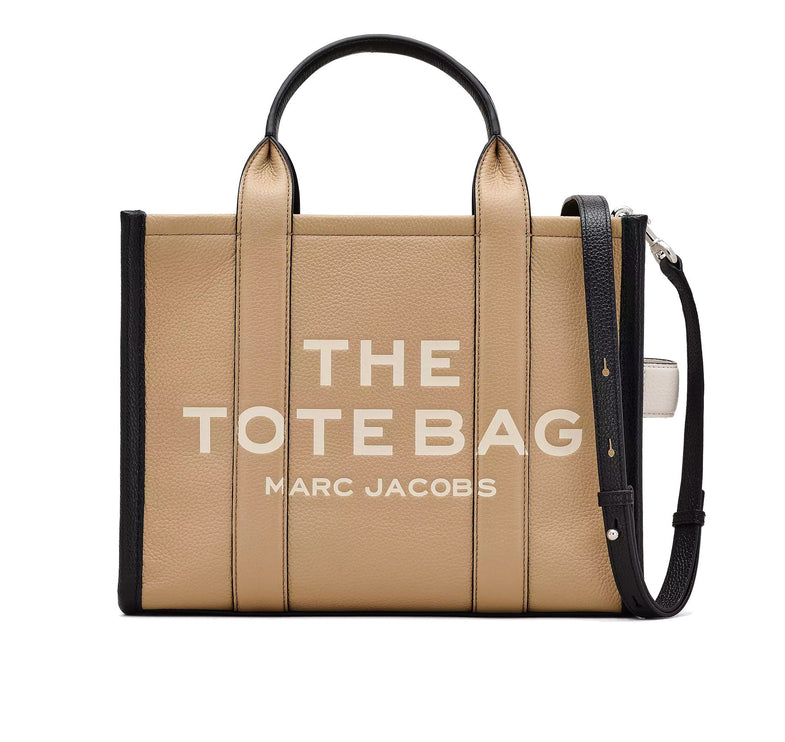 Marc Jacobs Women's The Colorblock Medium Tote Bag Camel Multi