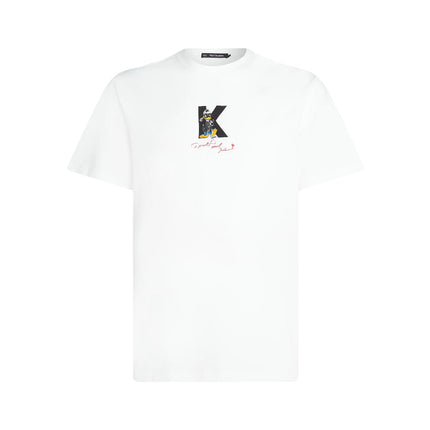 Disney x KARL LAGERFELD Men's T-Shirt White