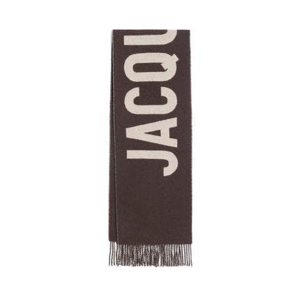 Jacquemus Unisex The Jacquemus Scarf Brown