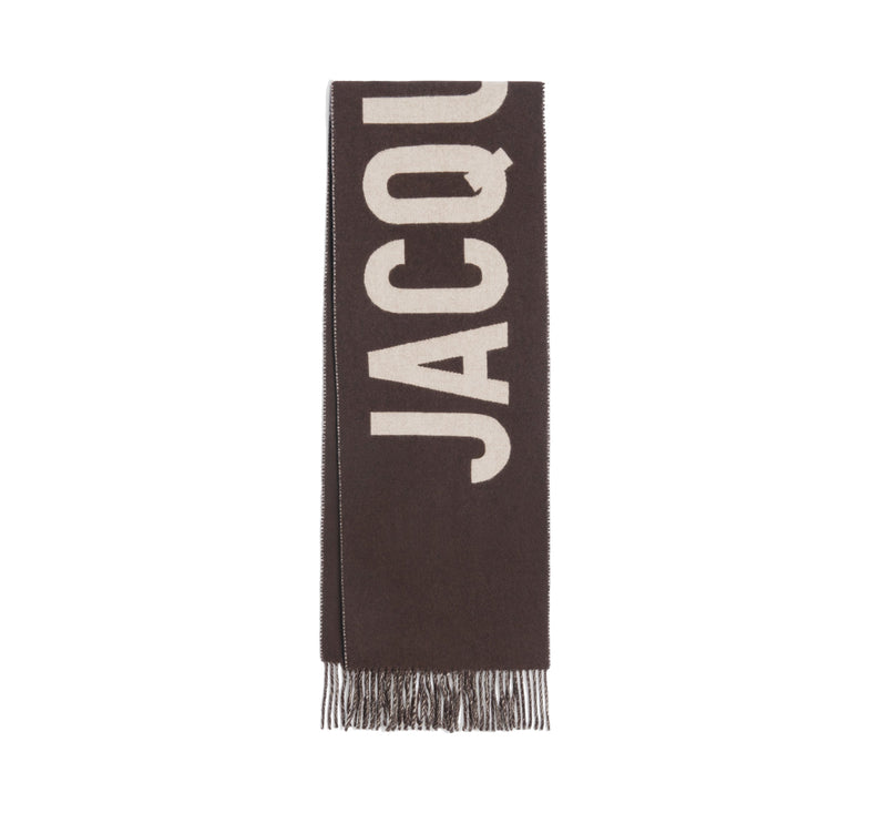Jacquemus Unisex The Jacquemus Scarf Brown