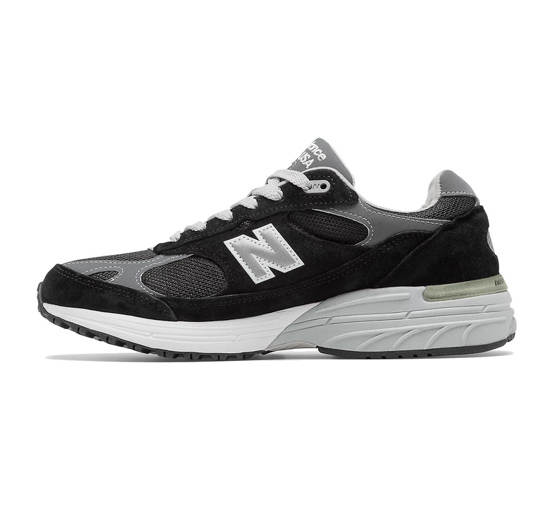 New Balance Women's Made in USA 993 Black with Grey and White WR993BK