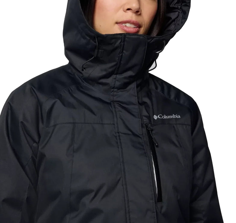 Columbia Women's Snowy Summit Insulated Jacket Black/Black Dobby