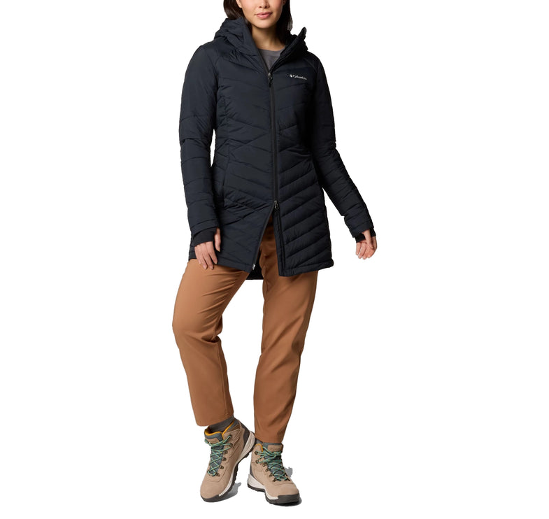 Columbia Women's Joy Peak II Mid Hooded Jacket Black