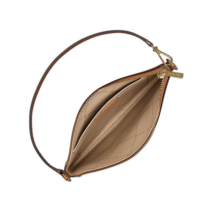 Michael Kors Women's Jet Set Small Pebbled Leather Convertible Wristlet Luggage