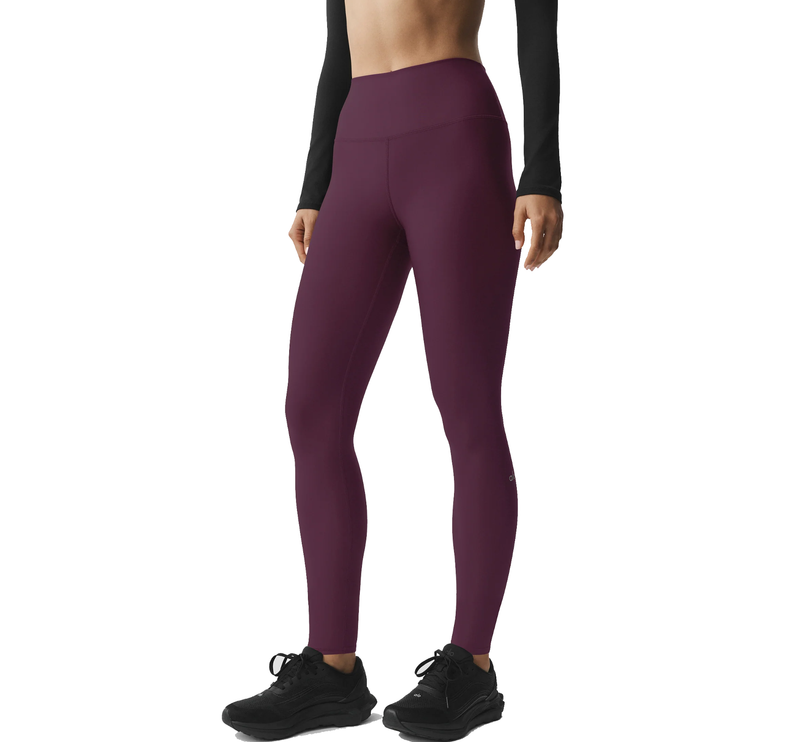 alo Women's 7/8 High-Waist Airlift Legging Rich Bordeaux