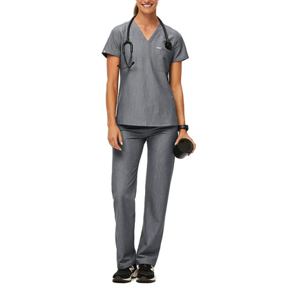 FIGS Women's Catarina One Pocket Scrub Top Graphite