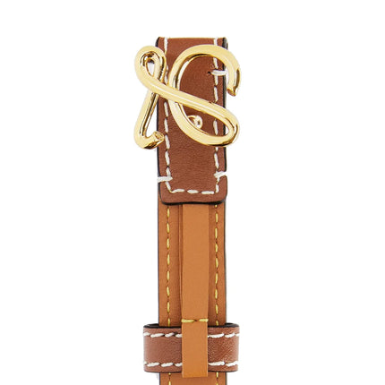 Loewe Women's Belt in Smooth Calfskin Tan/Gold