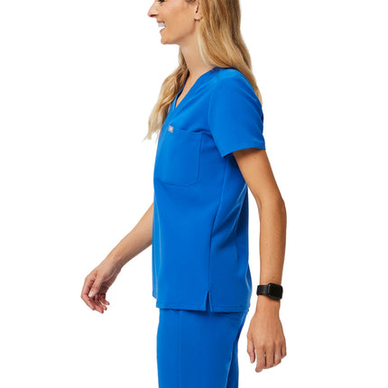 FIGS Women's Catarina One Pocket Scrub Top Royal Blue