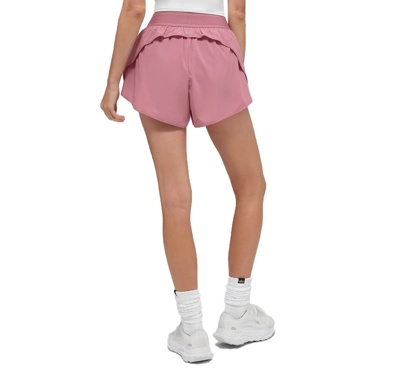 alo Women's Match Point Short Pink Wild Rose