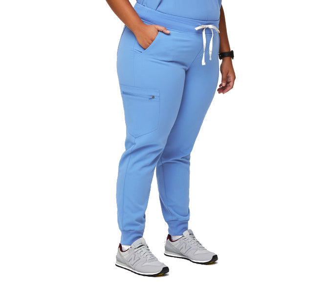 FIGS Women's Zamora Jogger Scrub Pants Ceil Blue