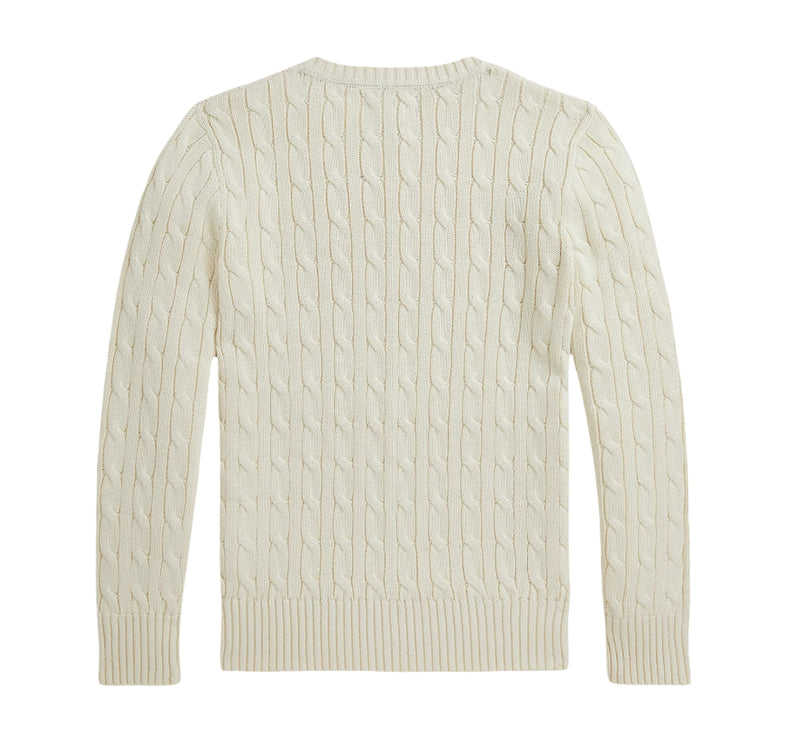 Polo Ralph Lauren Boy's Cable-Knit Cotton Sweater Andover Cream