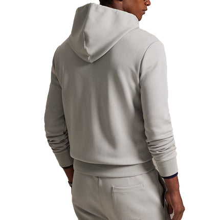 Polo Ralph Lauren Men's Double-Knit Full-Zip Hoodie Soft Grey