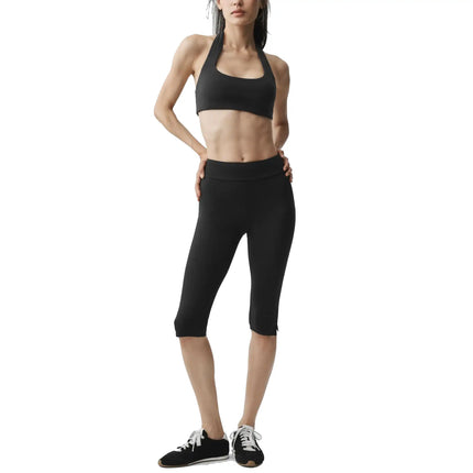 alo Women's ALO Softsculpt Shoreline Capri Black