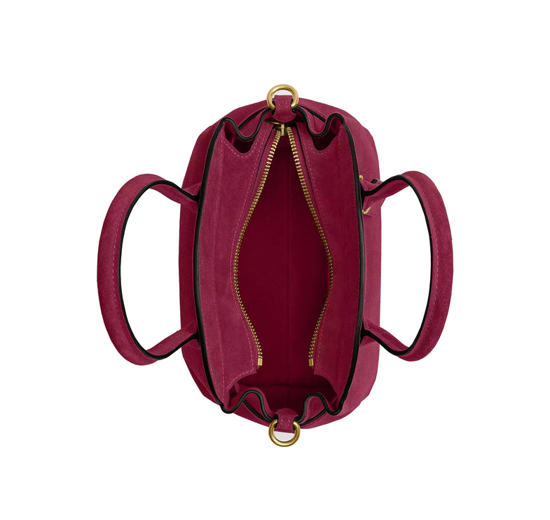 Coach Women's Soft Empire Carryall Bag 21 Brass/Dark Fuchsia