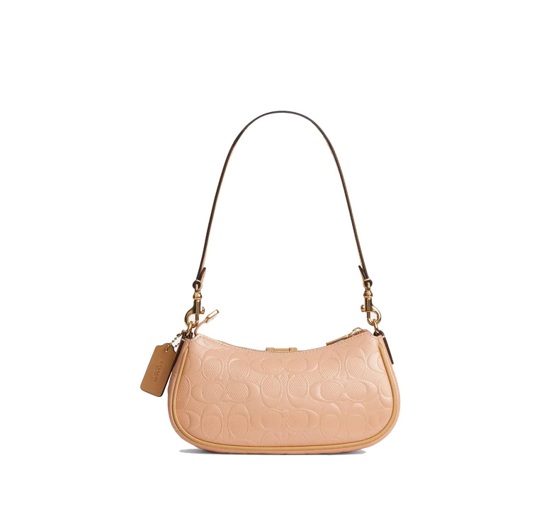 Coach Women's Ashton Mini Shoulder Bag In Signature Leather Gold/Faded Blush