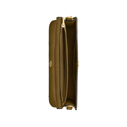 Coach Women's New York Elora Top Handle Crossbody Bag Brass/Muted Olive