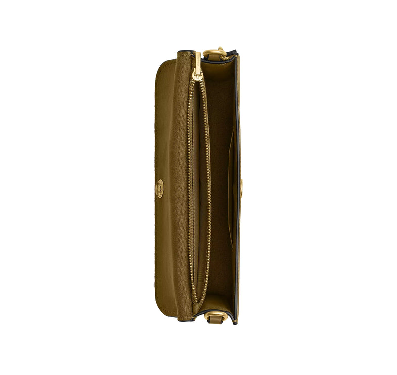 Coach Women's New York Elora Top Handle Crossbody Bag Brass/Muted Olive