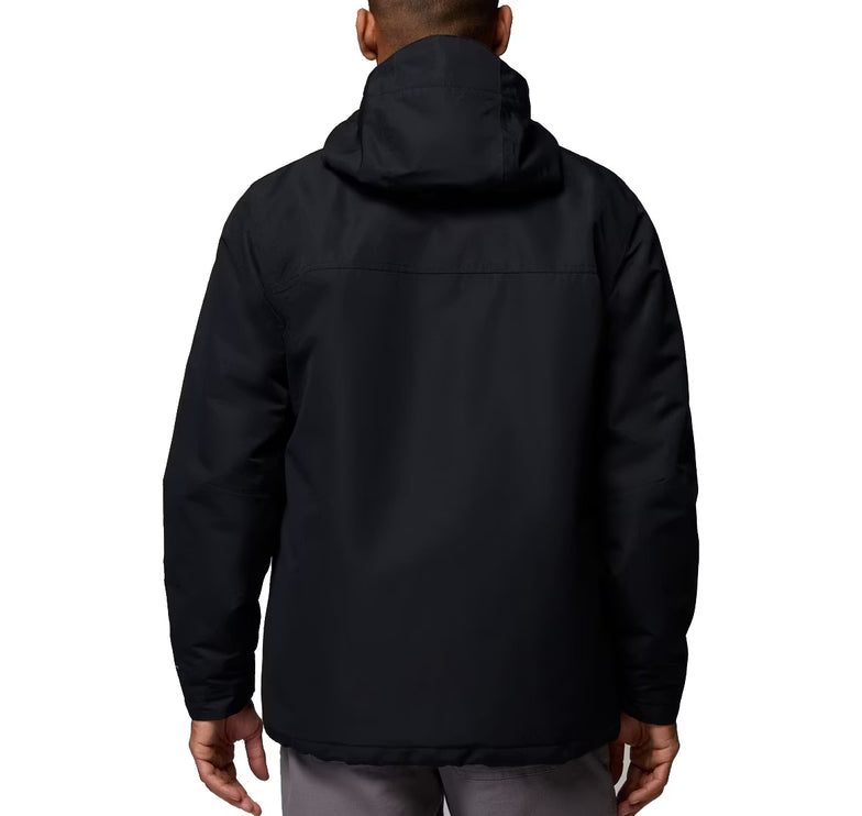 Columbia Men's Landroamer Fleece Lined Rain Jacket Black