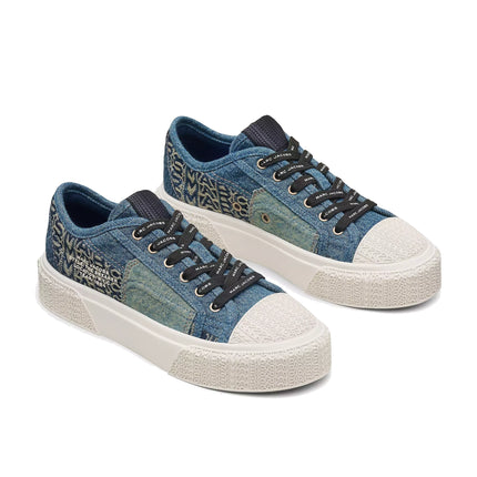 Marc Jacobs Women's The Deconstructed Denim Sneaker Blue