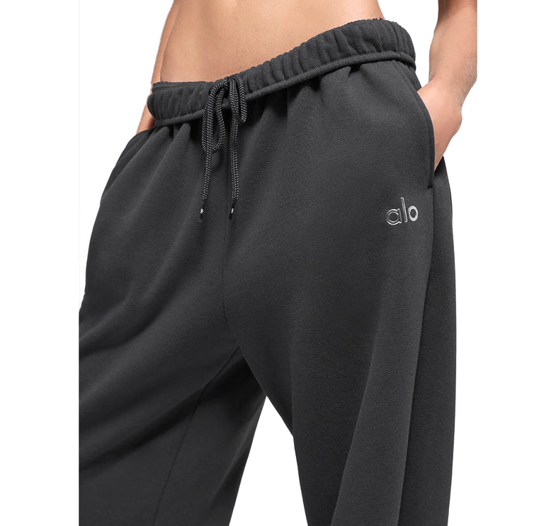alo Women's Accolade Straight Leg Sweatpant Anthracite