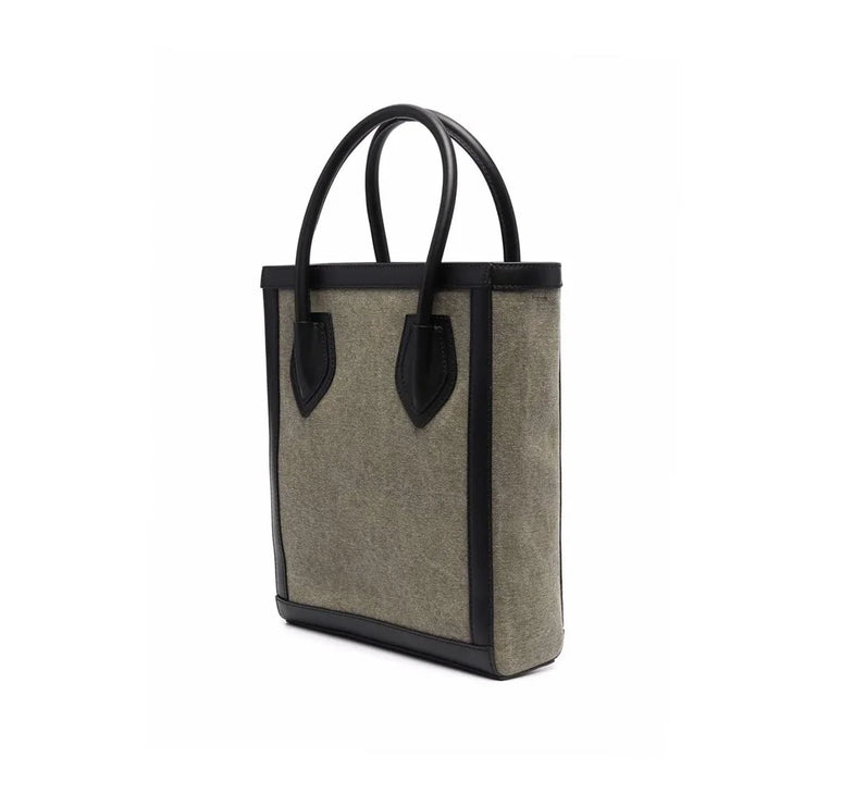 Balmain Women's Tote Bag with Logo Green