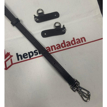 Longchamp Pouch Modeliyle Uyumlu Deri Askı Seti Mocha