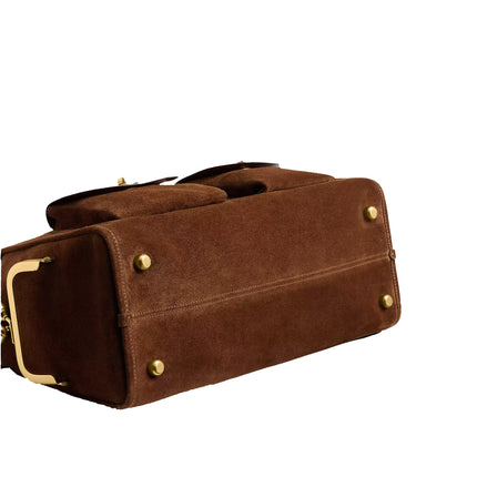 Coach Women's Turnlock Haversack Bag Brass/Warm Brown