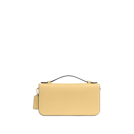 Coach Women's Elora Top Handle Crossbody Bag Brass/Vanilla