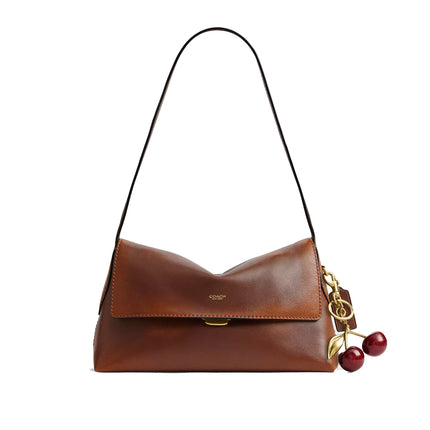 Coach Women's Chelsea Shoulder Bag 30 In Loved Leather Brass/Brown