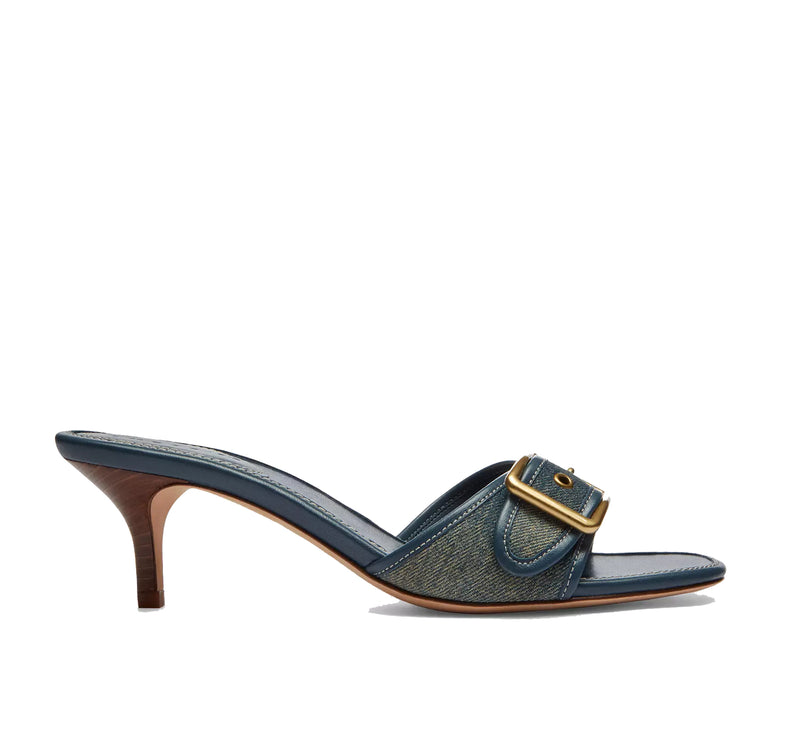 Coach Women's Margot Sandal In Loved Denim Dark Indigo