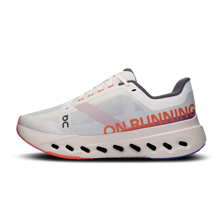ON Women's Cloudsurfer Next White/Flame