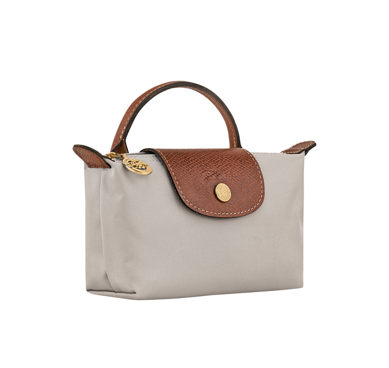 Longchamp Women's Le Pliage Original Pouch With Handle Pebble