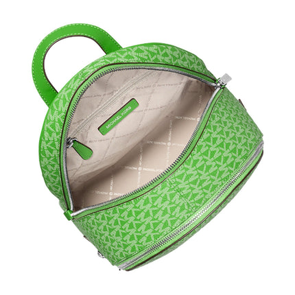 Michael Kors Women's Rhea Medium Signature Logo Backpack Jungle