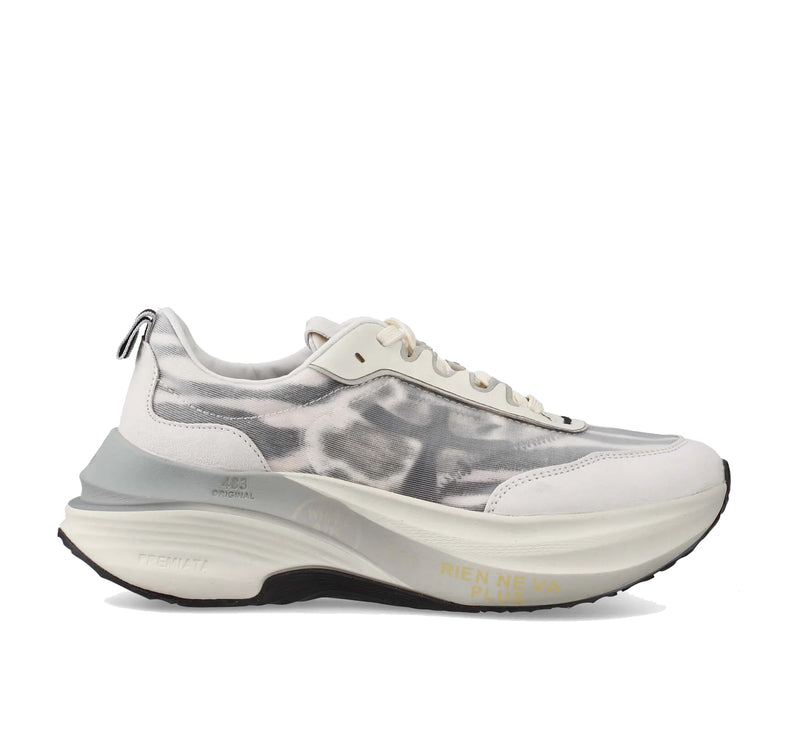 Premiata Women's Hill Sneakers White/Multi 7507