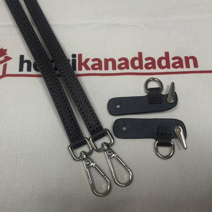 Longchamp Pouch Modeliyle Uyumlu Deri Askı Seti Mocha